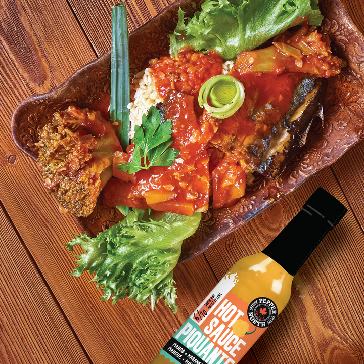 Pepper North Bajan Style Mango Habanero Hot Sauce - 3 Pack x 5oz