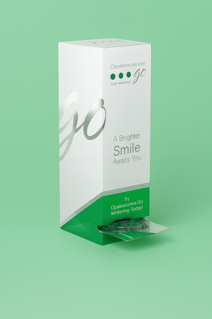 Opalescence Go! 15% Mint 20 Trays Teeth Whitening Trays – Professional Strength, Pre-Filled & Ready to Use