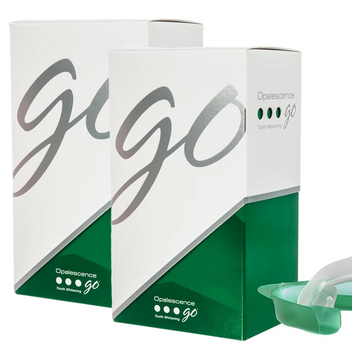 Opalescence Go! 15% Mint 20 Trays Teeth Whitening Trays – Professional Strength, Pre-Filled & Ready to Use