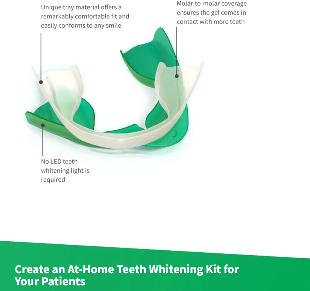 Opalescence Go! 15% Mint 20 Trays Teeth Whitening Trays – Professional Strength, Pre-Filled & Ready to Use