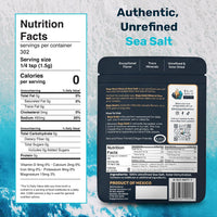 Baja Gold mineral sea salt nutrition facts and trace mineral profile