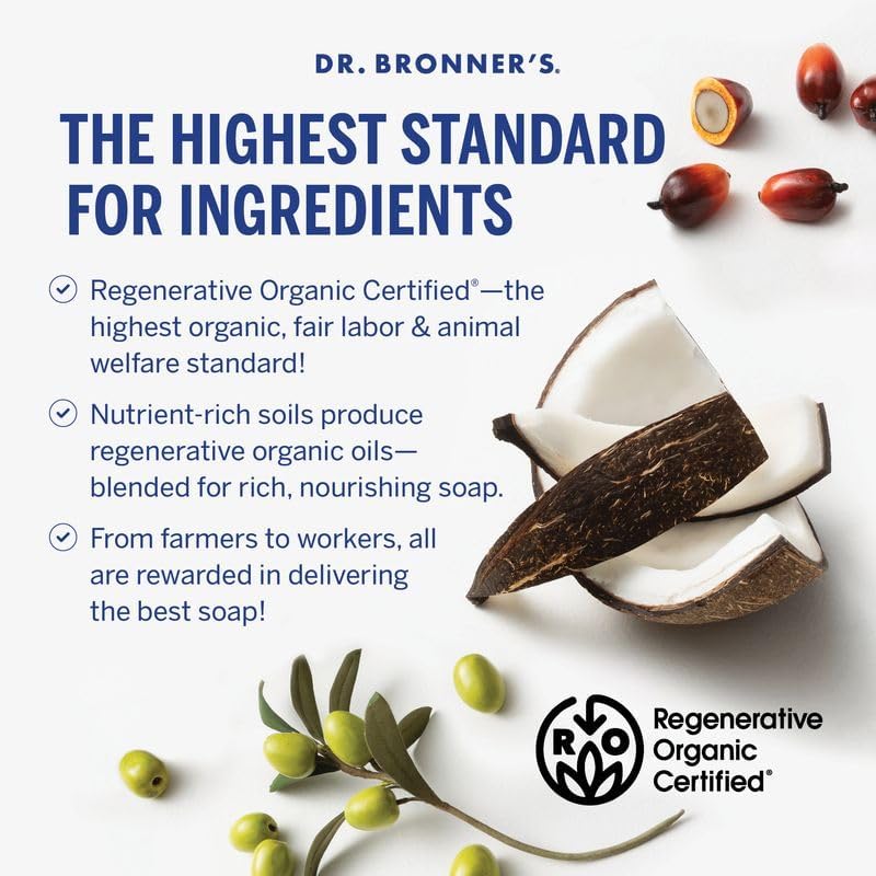 Dr. Bronner’s Pure-Castile Liquid Soap - Peppermint (32 oz) (946mL)