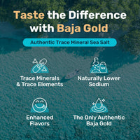 Baja Gold Signature Mineral Sea Salt – Natural Grain Crystals