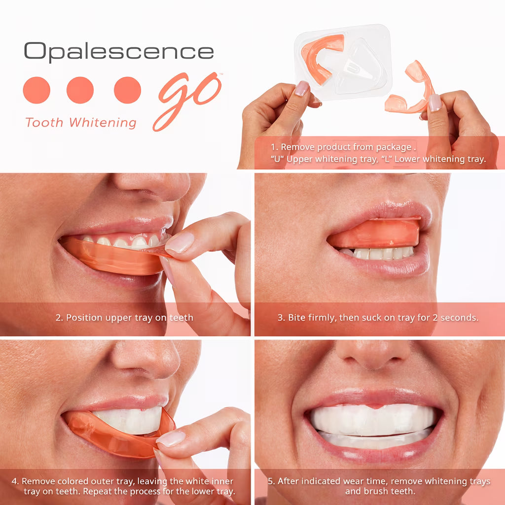 Opalescence Go! 10% Melon 20 Trays Teeth Whitening Trays, Pre-Filled & Ready to Use