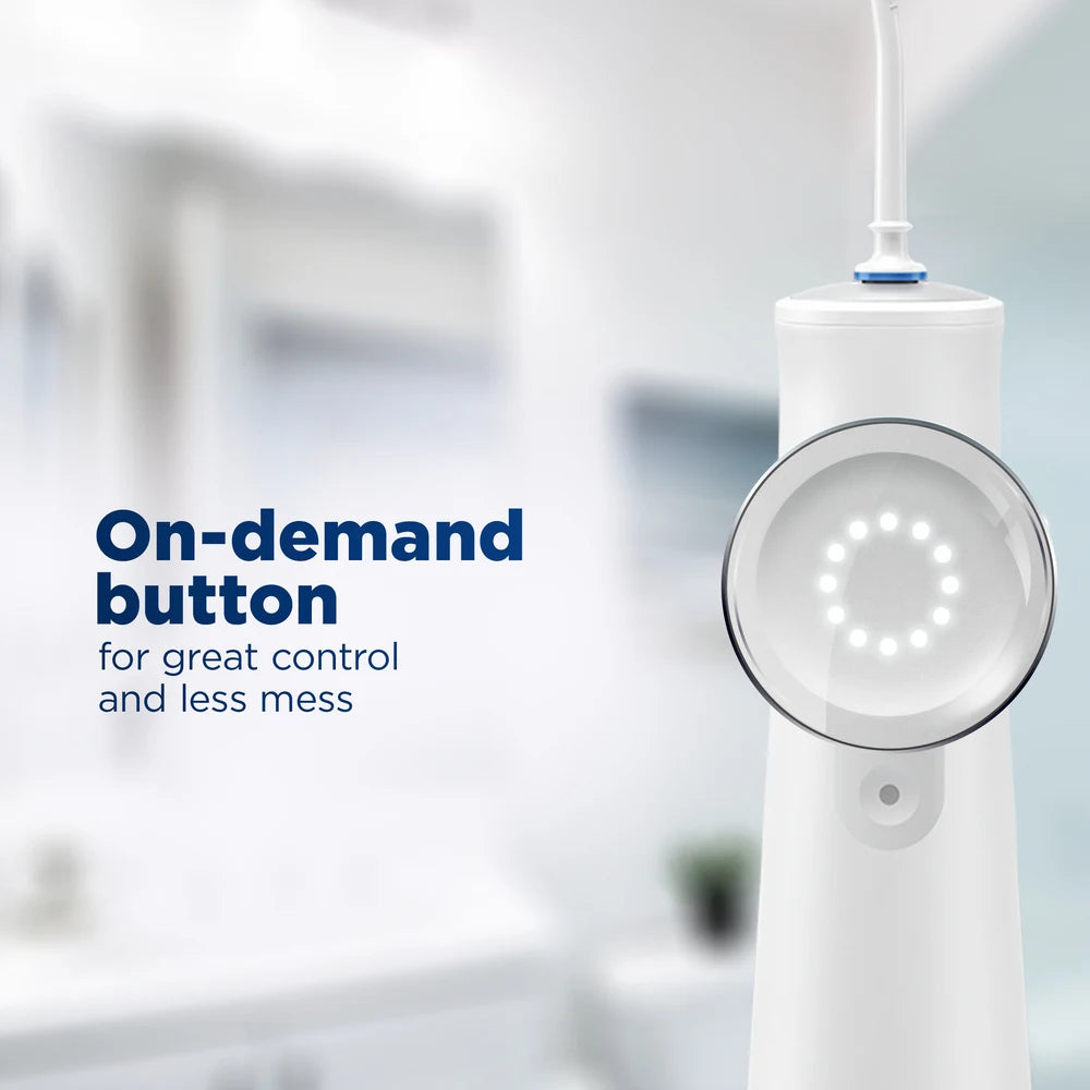 Oral-B Water Flosser Advanced | Portable Cordless Oral Irrigator with Oxyjet Technology