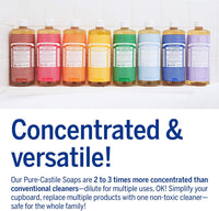 Dr. Bronner’s Pure-Castile Liquid Soap - Baby Unscented (32 oz) (946mL)