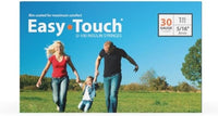 EasyTouch 30G 5/16 In. 1mL/CC Insulin Syringe, 100 Pack
