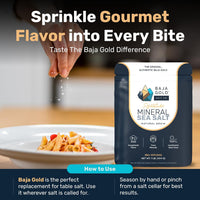 Baja Gold mineral sea salt finishing roasted vegetables