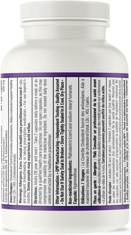 Allergen statement on the label, declaring corn from the maltodextrin ingredient
