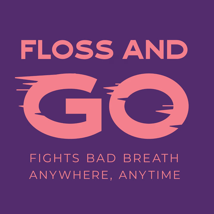 Brand wordmark graphic in pink on purple, with no product shown