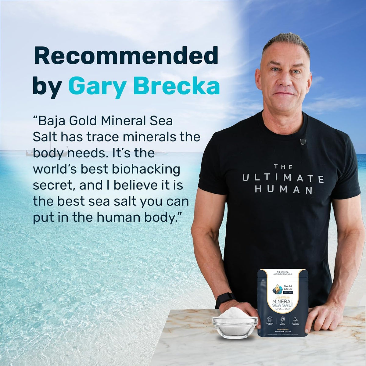 Baja Gold Signature Mineral Sea Salt – Natural Grain Crystals