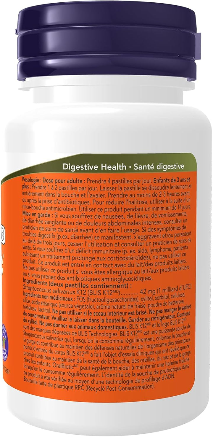 NOW Supplements OralBiotic | Developed for Adults & Children