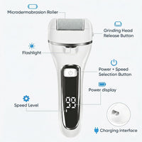 18 Piece Electric Foot Callus Remover Kit