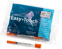 Gauge and needle length for this syringe, 30 gauge and 8mm (5/16 in) [NEEDS FACT: image 10 shot not supplied]