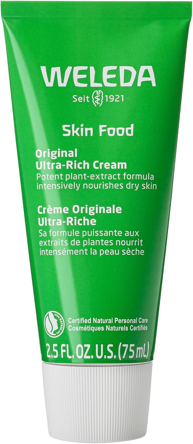 Weleda Skin Food Original Ultra-Rich Body Cream, front of the pack with the product name in view