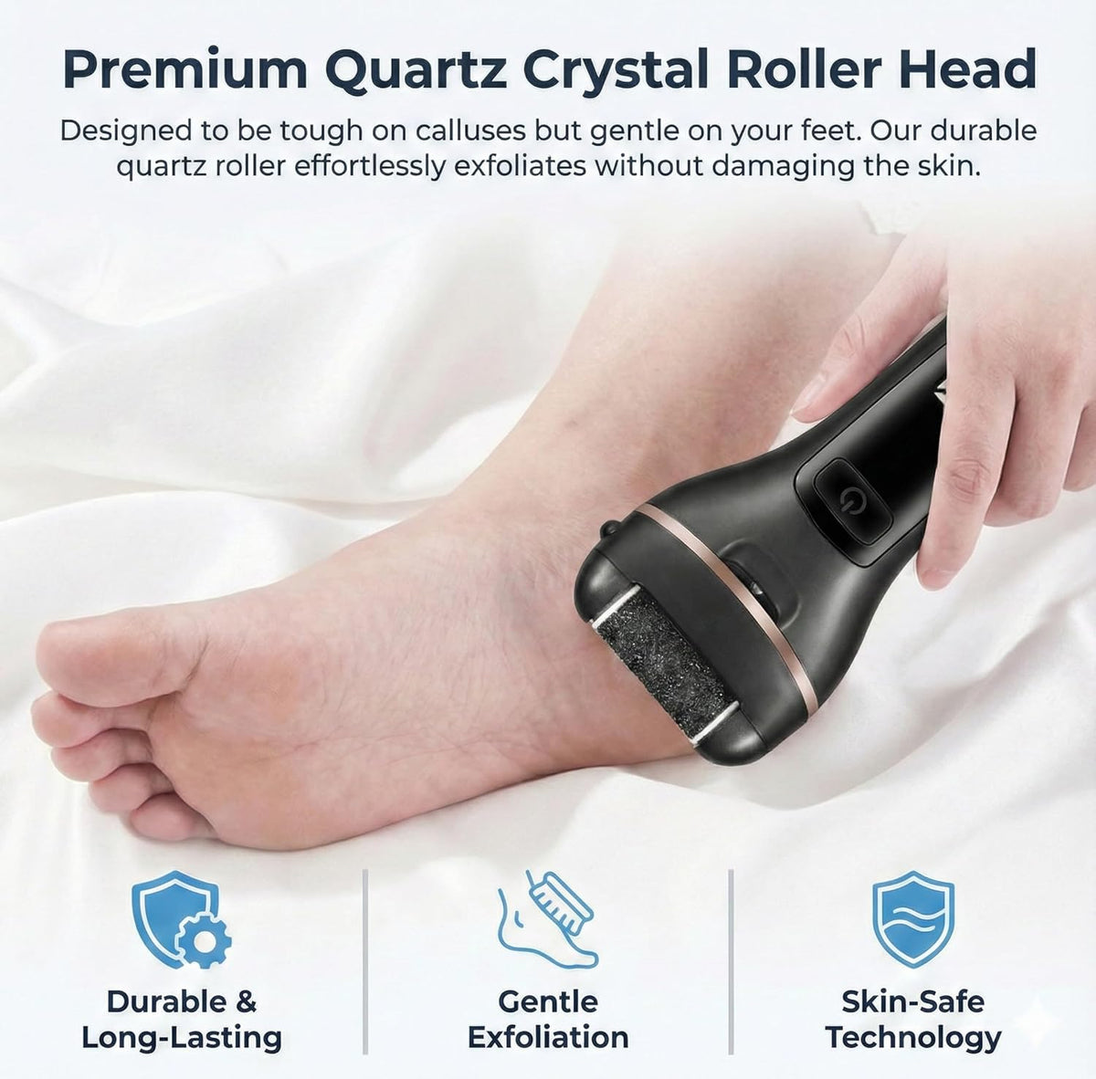 18 Piece Electric Foot Callus Remover Kit