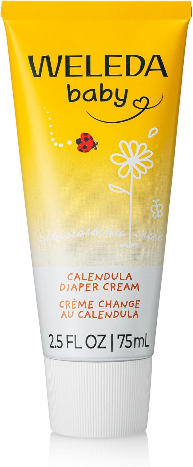 Weleda Calendula Diaper Cream, 75ml pack of cream for a baby's diaper area