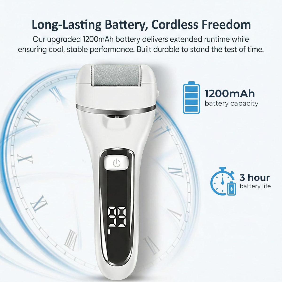 18 Piece Electric Foot Callus Remover Kit