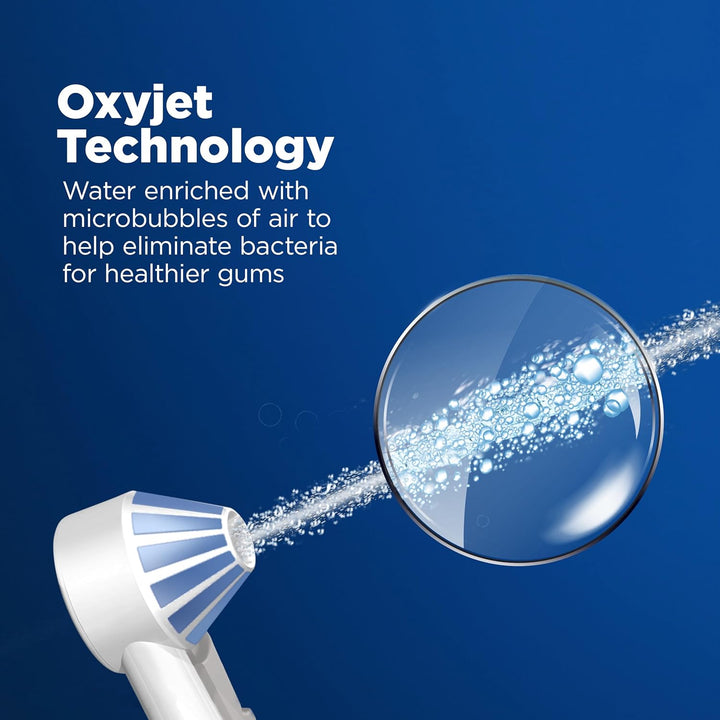 Oral-B Water Flosser Advanced | Portable Cordless Oral Irrigator with Oxyjet Technology