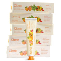 Revitin Natural Toothpaste – Citrus Flavor, 3.4oz (96g) Tube | Fluoride-Free, SLS-Free, Prebiotic Oral Care - Pack of 2