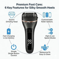 18 Piece Electric Foot Callus Remover Kit