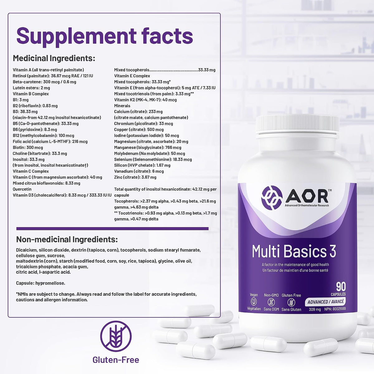 Close-up of the hypromellose vegetable capsules, the plant-based shell used in this formulation
