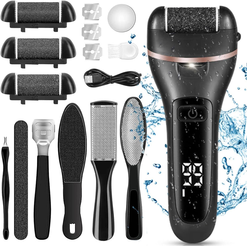 18 Piece Electric Foot Callus Remover Kit