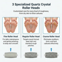 18 Piece Electric Foot Callus Remover Kit