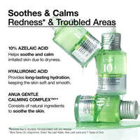 Anua Azelaic Acid 10% + Hyaluron Redness Soothing Serum — 30ml | Korean Skincare for Sensitive, Acne-Prone Skin
