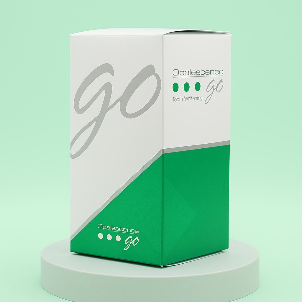 Opalescence Go! 15% Mint 20 Trays Teeth Whitening Trays – Professional Strength, Pre-Filled & Ready to Use