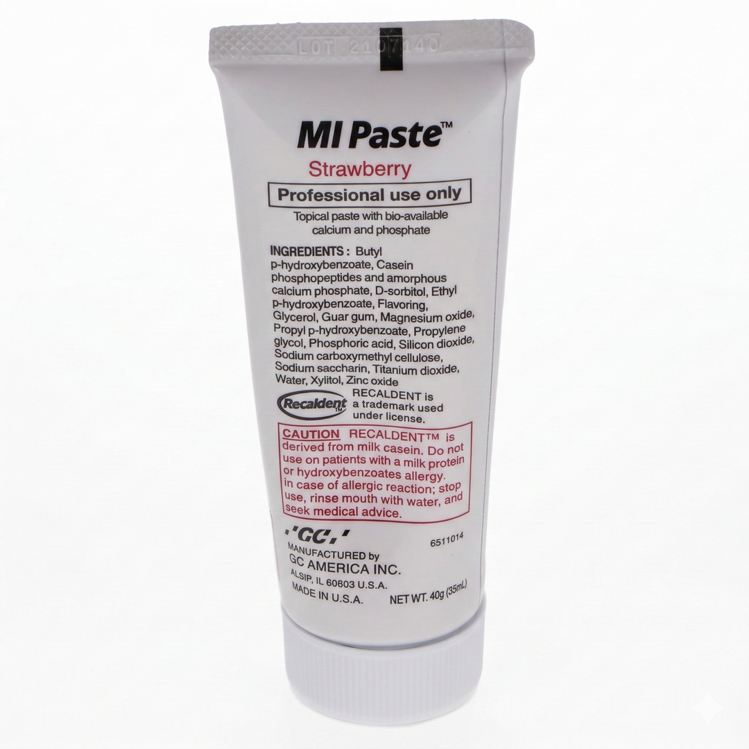 GC MI Paste – Topical Remineralizing Tooth Crème (Fluoride-Free) - 35mL (40g)