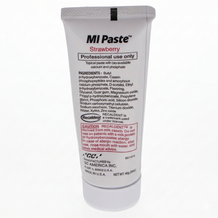 GC MI Paste – Topical Remineralizing Tooth Crème (Fluoride-Free) - 35mL (40g)