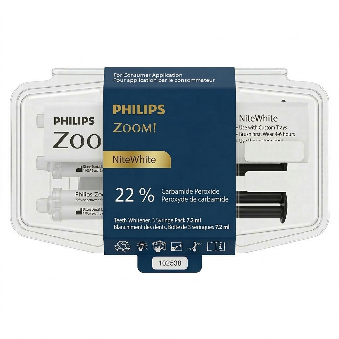PHILIPS Zoom NiteWhite 22% 3 Syringes for Teeth Whitening Nite White