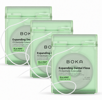 Boka Ela Mint Expanding Waxed Dental Floss - 27 Yds (1 Pack)