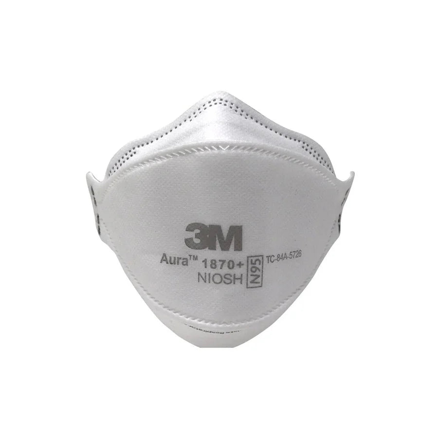 3M™ Aura™ 1870+ Health Care Particulate Respirator & Surgical Mask, N95 (NIOSH Approved)