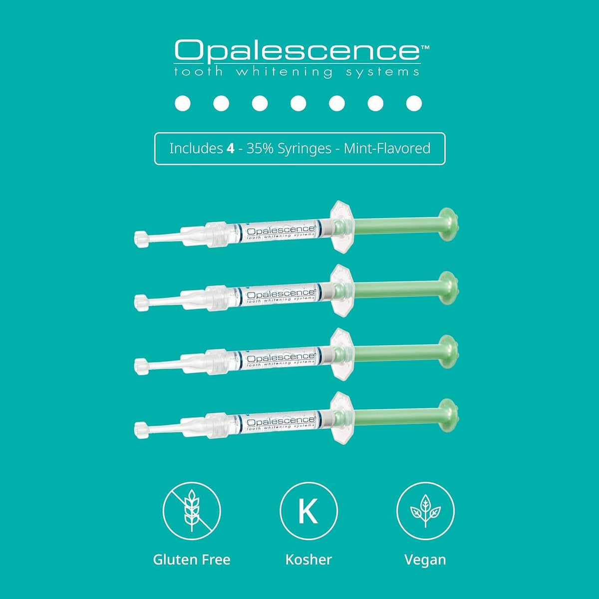 Opalescence Gel Syringes Teeth Whitening - Refill Syringe Kit Carbamide Peroxide | Mint Flavor 35%
