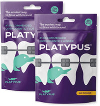 Platypus Ortho Flossers for Braces - Pre-Threaded Orthodontic Flosser Picks, 30 Count